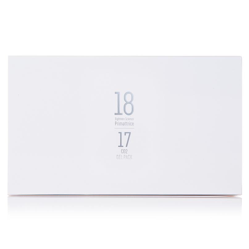 17 Co2 Gel Pack 20P｜Eighteen Science Primattrice ｜高濃度炭酸ジェルパック